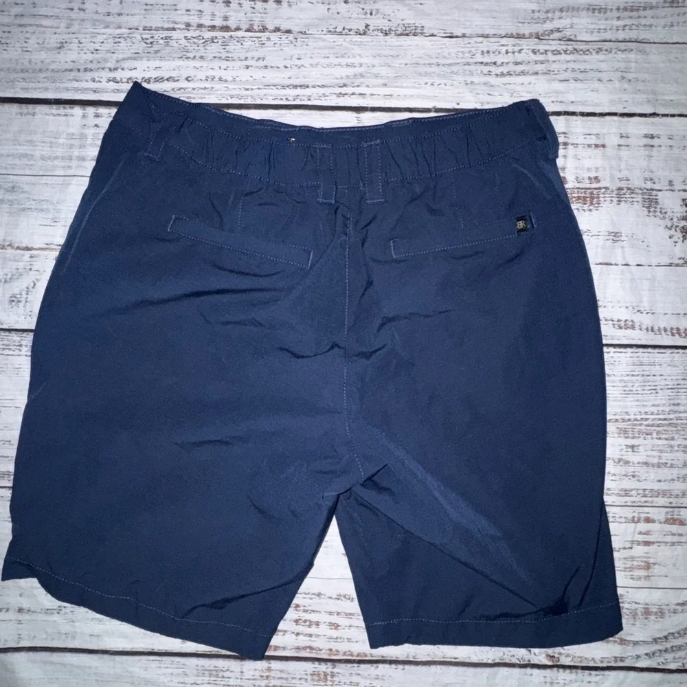 Banana Republic Aiden Chino Shorts Mens 34 Blue